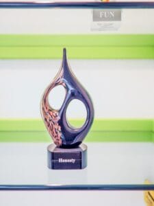 Robins Plumbing Honesty Trophy