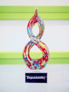 Robins Plumbing Dependability Trophy