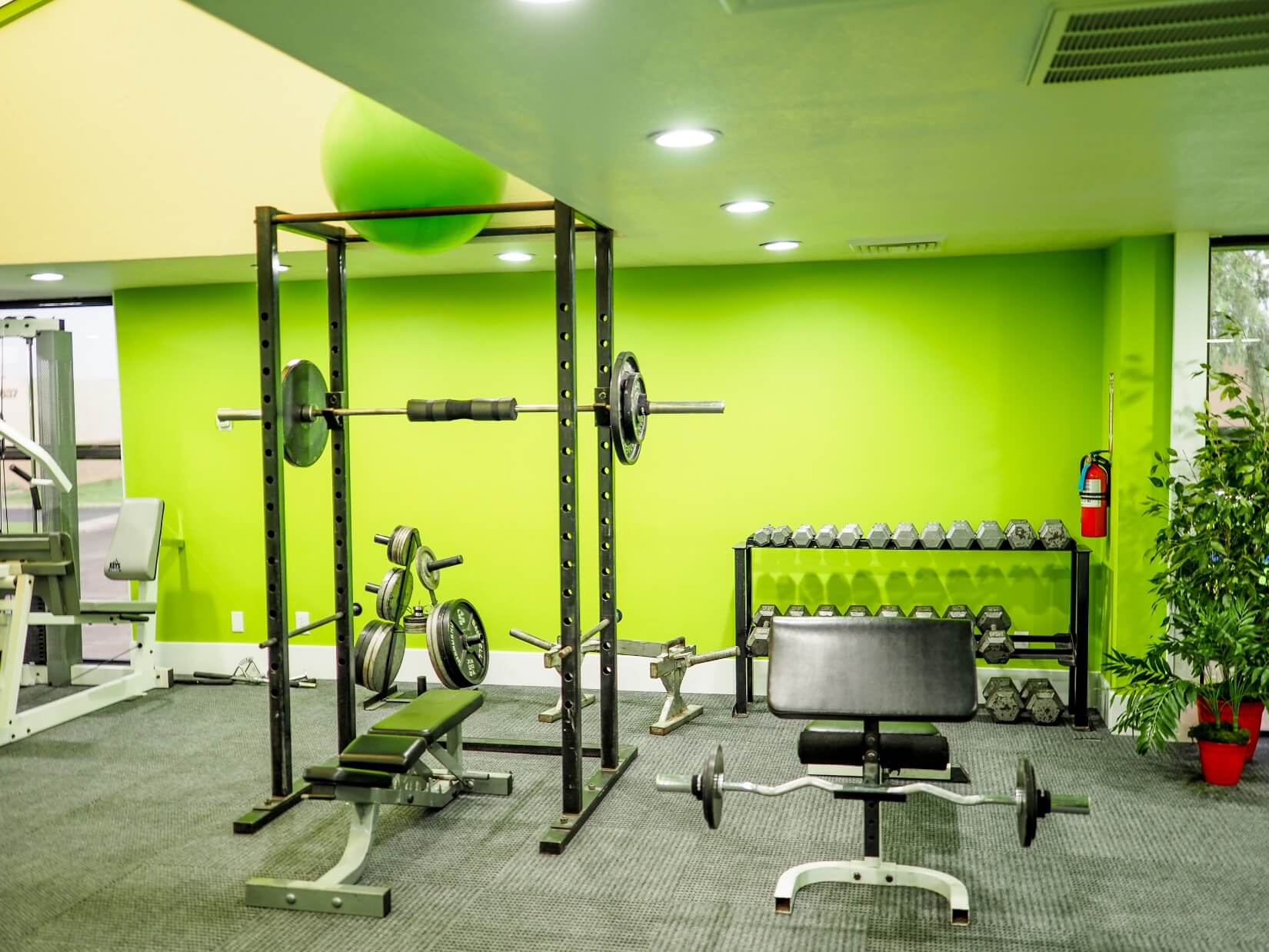 Image of the upstairs gym