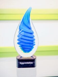 Robins Plumbing Appreciation Trophy